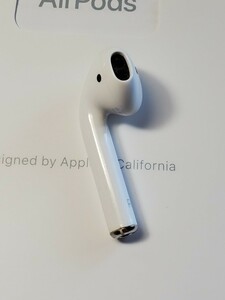 AirPods 第一世代イヤホン右耳のみ　Apple正規品動作確認済み　音質正常　機能正常　アップルイヤホン エアーポッズ MMEF2J/A