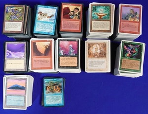 4.MTG マジックザギャザリング 約2200枚 まとめ売り 1995年(一部1994年もあり）