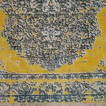 ペルシャ絨毯 No.P421 手織り　オールド 187x146 クリーニング済 Persia carpet_画像6