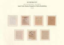 １円～☆外国 切手 ドイツ １９４０年代 消印ありなし 台紙３枚分☆_画像3