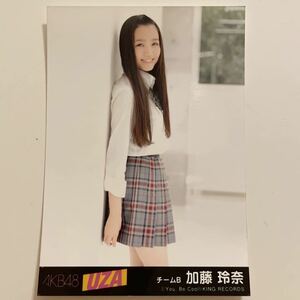 AKB48 加藤玲奈 UZA 劇場盤 生写真