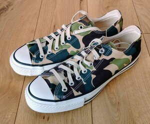 送料込 新品箱なし CONVERSE ALLSTAR J 83CAMO OX 8 1/2 27cm 日本製 オールスター 迷彩 カモ