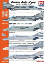 CTA-25 1/48 CTA F-4J/N/S ファントムⅡ ロービジ塗装用デカール コーションマーク付き_画像1