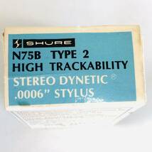 デッドストック SHURE 純正 N75B-T2 N75B Type2 シュアー 交換針 ステレオ STEREO DYNETIC quality _画像8