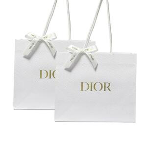 新品★DIOR ディオール ショップ 紙袋♪ショッパー W★2枚セット