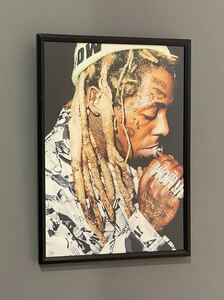 【額付き】A4アートポスター Lil Wayne リルウェイン hip hop ヒップホップ L017