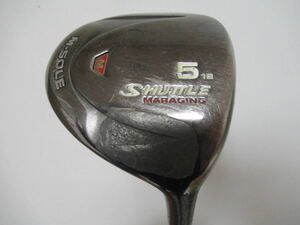 ★maruman マルマン SHUTTLE M-SOLE フェアウエイウッド 5W 18° 純正カーボンシャフト F966　★レア★激安★中古★　★