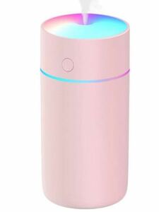 加湿器 小型 350ML アロマ 【2023冬新登場】 卓上加湿器 除菌 超音波式加湿器 USB給電式 ミニ加湿器 コンパクト 省工 ネ 3種類LED車用 静音