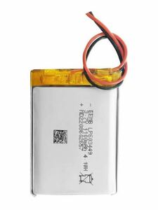 1XEEMB 3.7V 充電式 リチウムイオン電池 リチウムポリマ 一電池 充電池 角形 603449 1100mAh 二次電池 UL適合品 Bluetoothヘッドセット用