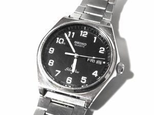 【Sh3】SEIKO/セイコー◇SilverWave/シルバーウェーブ/8229-7000/PFW038◇1979年製♂クオーツ/ブラック