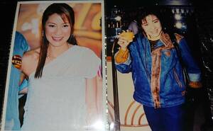 ジャッキー・チェン『ポリス・ストーリー3』(警察故事3)に出演した、ミシェール・ヨー(楊 紫瓊、Michelle Yeoh)の生写真2枚とポストカード