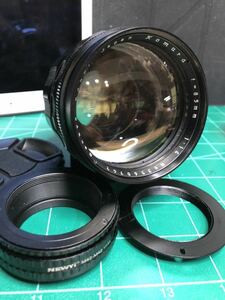 レア sankyo komura 85mm f1.4 ジャンク 大口径 m42 オールドレンズ ジャンク