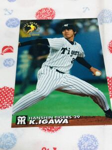  Calbee Calbee Professional Baseball card Hanshin Tigers . river .