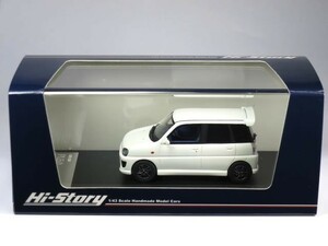 ハイストーリー 1/43 スバル プレオ RS Limited II 2002 ピュアホワイト (HS379WH)