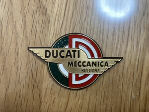 ducati メカニカ MECCANICA ステッカー 村山モータース メタルステッカー 曲面タイプ 新品 900ss 900sl 400ss F1 F3 モンスター 851 888