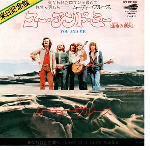 Moody Blues 「You And Me/ Lost In A Lost World」 国内盤EPレコード