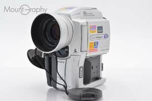 ★極上美品★ ソニー SONY Digital Handycam DCR-PC110 120x ストラップ、レンズキャップ、レンズフード付属 #tk1813