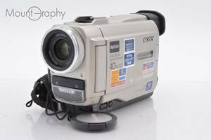 * rare goods * Sony SONY video camera DCR-TRV10 battery attached none #7675