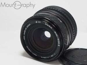 ★実用美品★ SIGMA シグマ MINI-WIDE II 28mm F2.8 ★完動品★同梱可 前キャップ付 キヤノンFDマウント(MF) #i4851