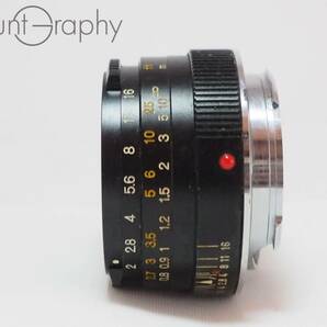 ★実用美品★ MINOLTA ミノルタ M-ROKKOR 40mm F2 ★完動品★同梱可 前キャップ、フード付 #i4936の画像6