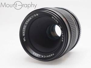 ★実用美品★ YASHICA ヤシカ ML MACRO 55mm F2.8 ★完動品★同梱可 #i5035