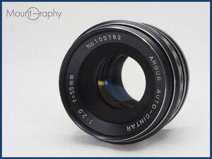 ★特別特価★ ARGUS AUTO-CINTAR 55mm F2.0 #i5087