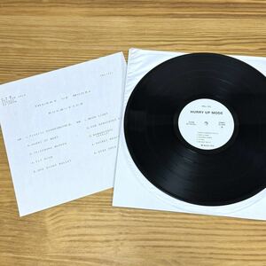 【非売品LPレコード】BUCK-TICK「HURRY UP MODE」'87年 1stアルバム 希少 見本盤【極美中古】