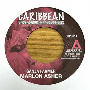 MARLON ASHER「GANJA FARMER」「I LOVE YOU」'05年 世界的ヒット・ガンジャチューン【美中古】