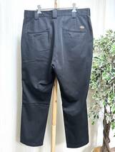 【美品】DICKIES チノパン W36サイズ WD5876（1221728）ディッキーズ TCツイルチノパンツ ジョッパーズ オーバーサイズ ブラック_画像2