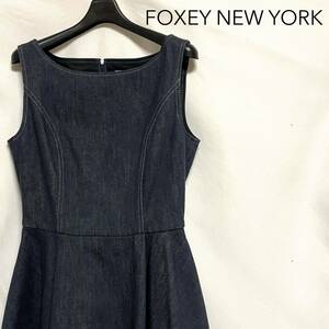 ★新品★ FOXY NEW YORK フォクシーニューヨーク デニム ワンピース