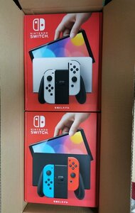 【送料無料】Nintendo Switch(有機ELモデル)(L) ネオンブルー/(R) ネオンレッド＆ホワイト　ニンテンドースイッチ　本体【新品未開封】