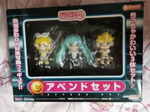 新品未開封 グッスマくじ 初音ミク 鏡音リン・レン C賞 ねんどろいどぷち アペンドセット 初音ミク 鏡音リン 鏡音レン