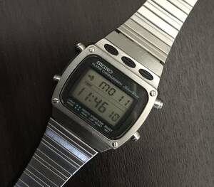 SEIKO Silver Wave A359-5020 Digital Watch シルバーウェーブ デジタル 腕時計 完動品 希少品 良品