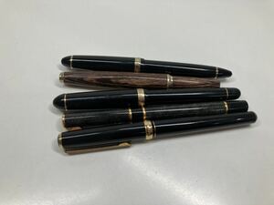 1円〜 11☆ 万年筆 5本 まとめて 22K 14K 金 22金 14金 ペン先 Platinum #3776 22 Waterman SAILOR FOUNDED 1911 筆記用具 筆記未確認