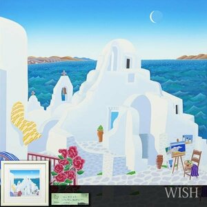 【真作】【WISH】トーマス・マックナイト Thomas McKnight「パラポルティアニ教会」シルクスクリーン 8号大 直筆サイン #23113016