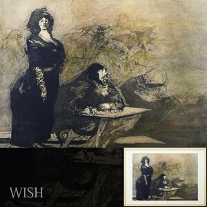 【真作】【WISH】ワイズバッシュ Claude Weisbuch リトグラフ 20号大 大作 直筆サイン 人物像 　　〇クリティック賞 #23113756