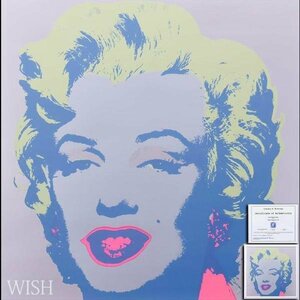 【真作】【WISH】アンディ・ウォーホル Andy Warhol「マリリン・モンロー」シルクスクリーン30号大 大作◆サンデーモーニング版#23103575