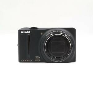 ★Nikon ニコン COOLPIX クールピクス S9100 4.5-81.0mm 1:3.5-5.9 コンパクトデジタルカメラ ブラック系