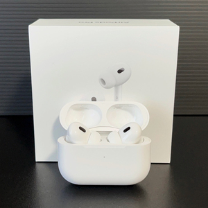 Apple アップル AirPods Pro 第2世代 Gen2 ワイヤレスイヤホン MQD83J/A Lightning アップルストア購入 保証期間2024/1/2まで 送料無料