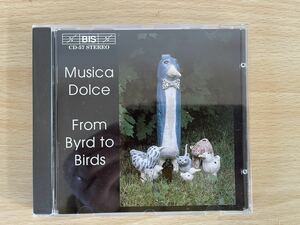 D5/Members of the Musica Dolce Recorder Quintet From Byrd to Birds ポワモルティエ：5つのリコーダーのための協奏曲