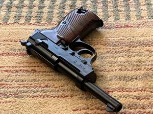 TOKYO MARUI Walther P38 ac42 絶版 貴重 組立済み 造るモデルガン ドイツ軍 軍用自動拳銃 ワルサーp38 ABS 完成品 カート無し 現状品 USED