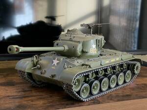 タミヤ 1/16 フルオペレーション M4 シャーマン 戦車 RC リアル塗装&エイジング塗装 TAMIYA 電動ラジオコントロールタンク 本体のみ 