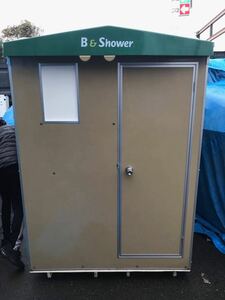 ○美品　ハマネツ　B &Shower シャワーユニット　仮設屋外風呂　FS2-25R○