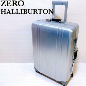 【良品】ZERO HALLIBURTON ゼロハリバートン スーツケース 4輪 ポリカーボネート アルミ風シルバー TSAロック