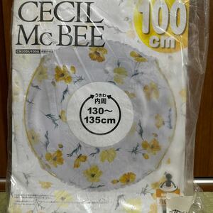 (送料無料)CECIL McBEE セシルマクビー　浮き輪　うきわ　100cm イエロー花柄