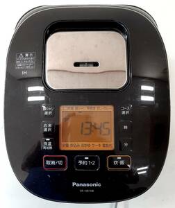 【LK28】SR-HB108 Panasonic パナソニック IH 炊飯器 炊飯ジャー 5合炊き 2019年製 通電確認済み 動作品