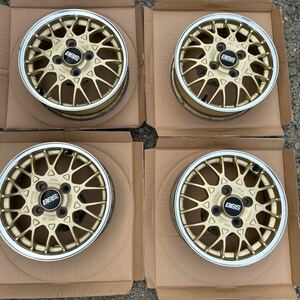 BBS 軽量アルミホイール 4本セット13×4.00B ET45