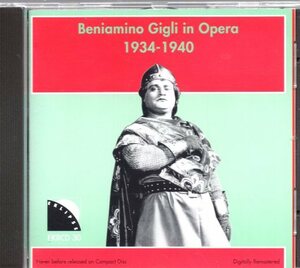 b208 BENIAMINO GIGLI IN OPERA 1934-1940 /ROSSI