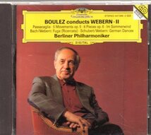 a687 WEBERN他 : BOULEZ DIRIGIERT WEBERN Ⅱ　/ ブーレーズ_画像1