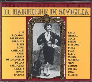 GREAT OPERAS AT THE MET IL BARBIERE DI SIVIGLIA (2CD)